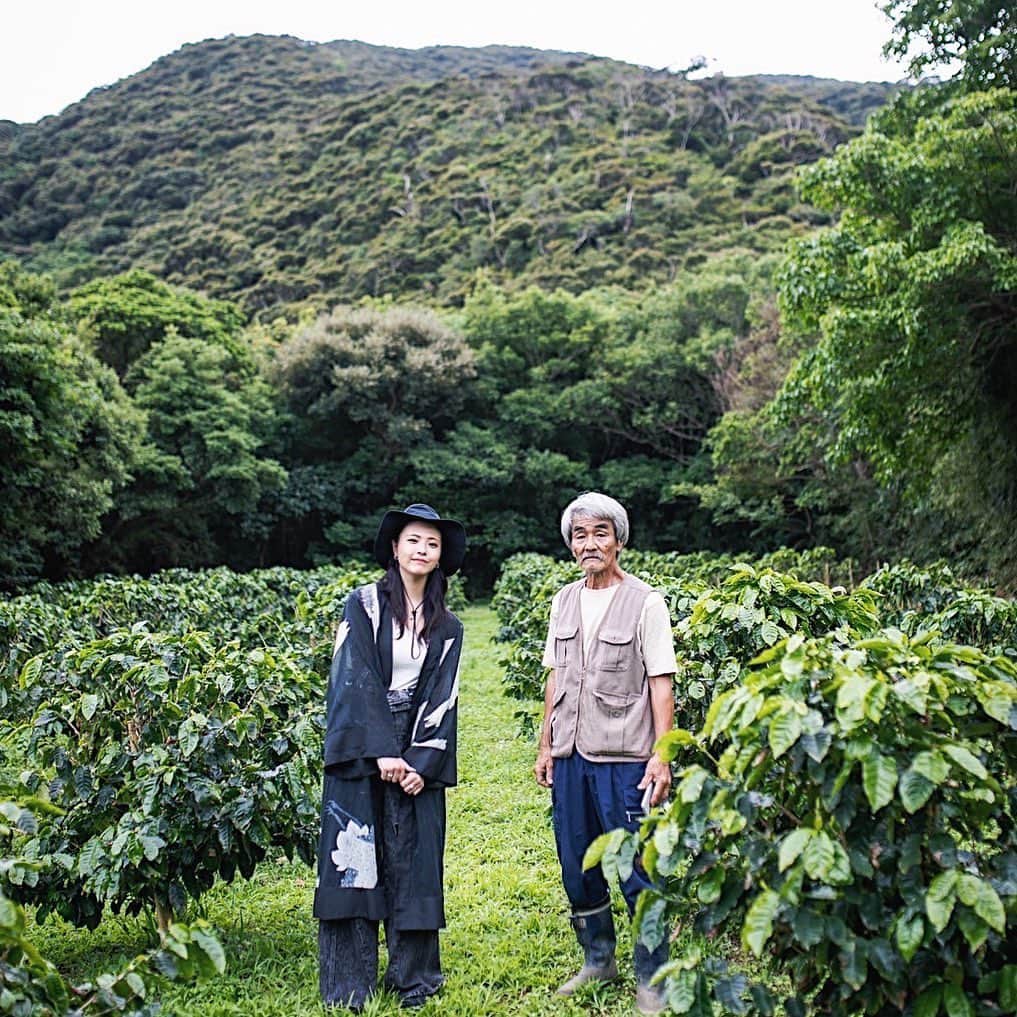 武藤千春さんのインスタグラム写真 - (武藤千春Instagram)「今年5月のこと。  奄美大島へ行くことが決まったので、 どこか農を感じられる場所に行きたいなと ネットであれやこれやを調べていると 龍郷町でコーヒー農園をやられている 松崎さんの記事を見つけて なんとかお会いできないものかなと。  奄美へ行く前日に 町役場を通じてアポをとることができて。 突然のご連絡だったのにも関わらず 快く畑を案内してもらい、 とても素敵な体験と、心踊る美しい景色を たくさん見せていただきました。  そんな松崎さんから、奄美の旬な贈り物。  農は美味しくて豊かな農産物だけじゃなく、 素敵な人や場所、物語と巡り合わせてくれる 素晴らしい手段なんだなと改めて。  農園で撮った動画、 松崎さんも楽しみに待ってくれているし そろそろYouTubeにアップしたくて 今頑張って編集してます。  長くなりそうだけども、お楽しみに〜。」7月25日 21時58分 - iamchiharumuto