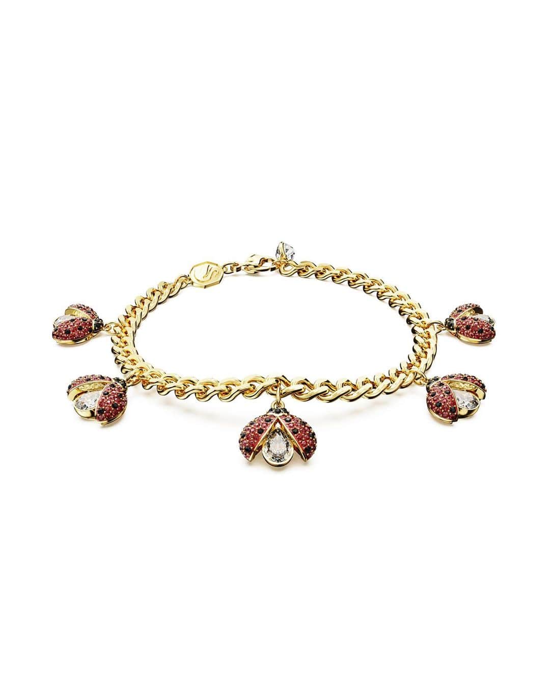 SWAROVSKIさんのインスタグラム写真 - (SWAROVSKIInstagram)「Play with contrasts, combine the charm of #SwarovskiIdyllia jewelry shimmering with lucky ladybugs with the endless glamour of #SwarovskiMatrix and #SwarovskiOrtyx bracelets.  #CrystalMetamorphosis  #Swarovski​」7月25日 22時03分 - swarovski