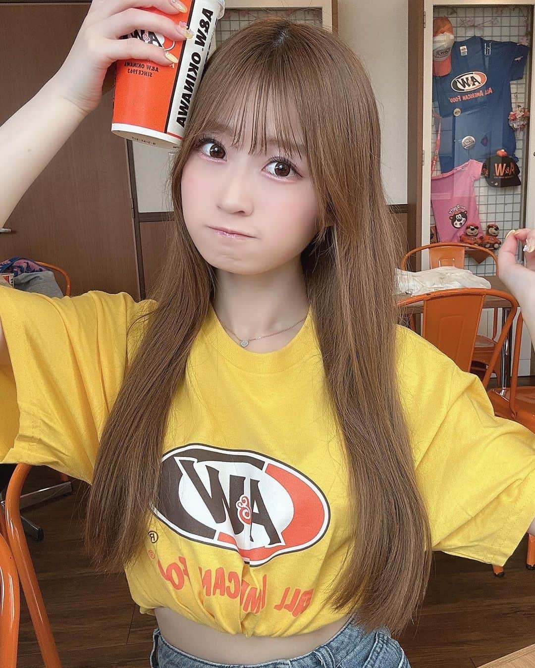 佐野心音のインスタグラム：「yellow💛」