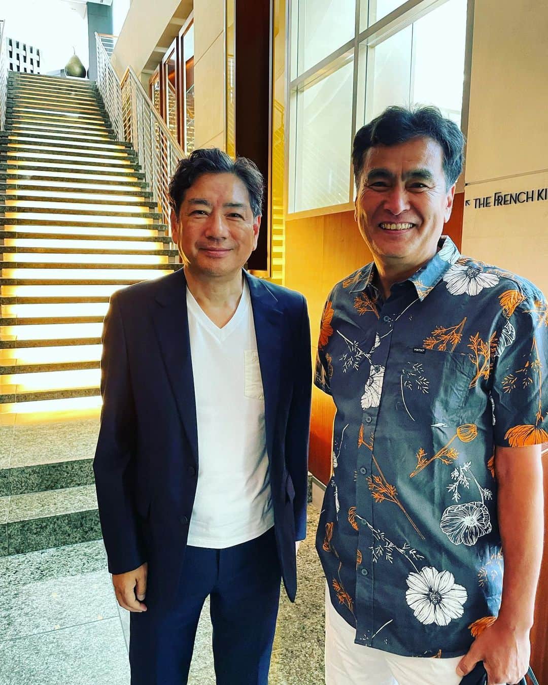 吉田正樹のインスタグラム：「ある日の石原良純さんと。」