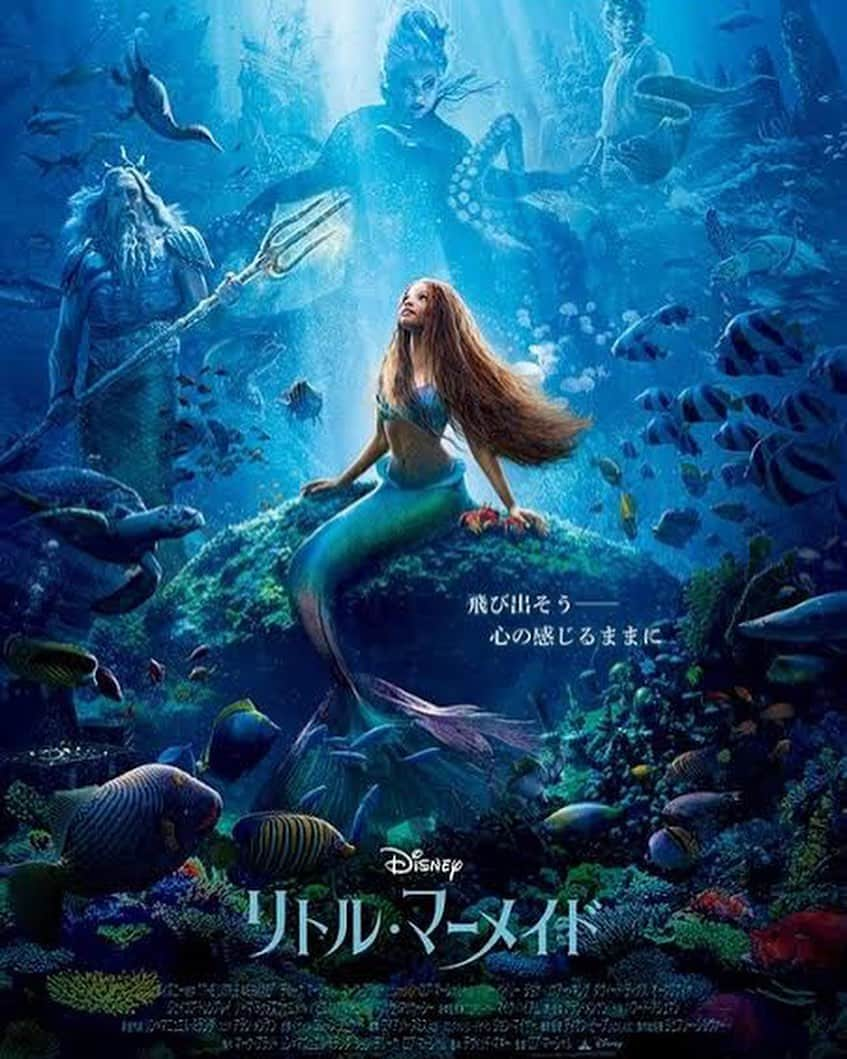 花音舞さんのインスタグラム写真 - (花音舞Instagram)「リトルマーメイド🧜‍♀️  見たよ‼️ 見ましたよ✨ すごい楽しかった🐠🏝️ パートオブユアワールド歌いたくなるね🤭 ストーリー知ってるはずなのに…新鮮に感動して🥹 純愛、家族愛、友情…色んなところで心がきゅーんってなりました💓  あいちゃん… 映画クライマックスで隣で爆泣き😂感受性豊かなのね🥹私も涙もろいですが…上回る涙ちゃん🥹 可愛いよね😳 リトルマーメイドにも感動したけど、横で見てるあいちゃんも最高だった🤣  見終わっても興奮冷めず… アリエルになったわよ🧜‍♀️🐠🦞🪼🐚  あと…宝塚病なのか😂アリエルみても、この役は〇〇かなぁーとか勝手に宝塚で妄想しちゃうのは私だけかしら😳  色んな楽しみ方があるなー✨  久々の映画🎞️ 最高すぎました！！  #リトルマーメイド  #映画 #アリエル  #家族愛 #純愛  #友情 #感動  #海行きたい 🏖️ #宝塚 #配役予想  #妄想 #楽しい  #パートオブユアワールド  #歌いたい  #あいちゃん #愛月ひかる さん #花音舞」7月26日 8時36分 - mai_kanon_official