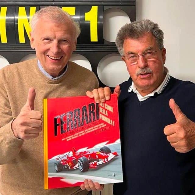 フェラーリさんのインスタグラム写真 - (フェラーリInstagram)「Ercole Colombo and Rainer Schlegelmilch were brought together by their passion for photographing Formula 1 events. 1300 Grand Prixs later, they have created a book that showcases their work.  Get the details at the link in bio.  #FerrariMagazine @ScuderiaFerrari #ScuderiaFerrari #FerrariRaces #Ferrari」7月26日 0時26分 - ferrari