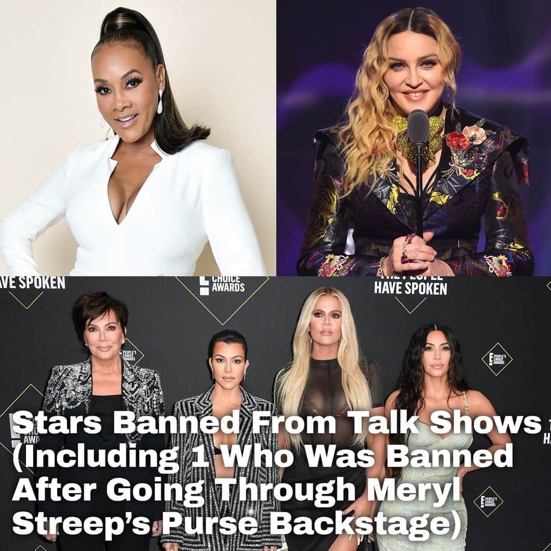 Just Jaredさんのインスタグラム写真 - (Just JaredInstagram)「There are a number of celebrities who've been banned from talk shows over the years and the reasons why have been revealed. One was banned when the host in question caught him going through Meryl Streep's purse backstage and another has been banned from 2 separate talk shows. Tap this photo at the LINK IN BIO for the details. Photo: Getty」7月26日 1時29分 - justjared