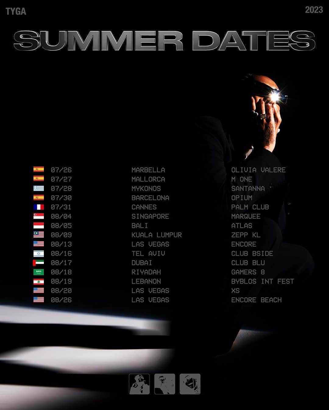 タイガのインスタグラム：「Europe 🛩️ then US tour 😮‍💨 tyga.net & Str8totheklub.com for 🎟️.…..comment  ur city!!」