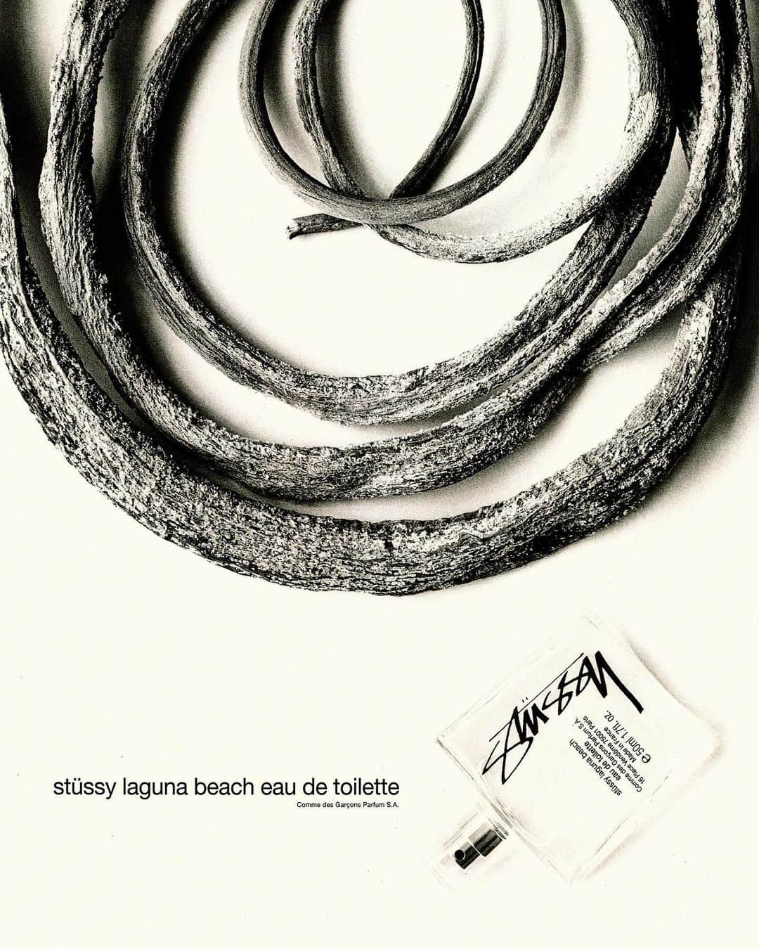 Stüssyのインスタグラム：「Stüssy Laguna Beach Eau De Toilette  available worldwide at select chapter stores and stussy.com on Friday, July 28th at 10am.  Artworks: @jimolarte  Photography: @antoshcimoszko @felixarapp」
