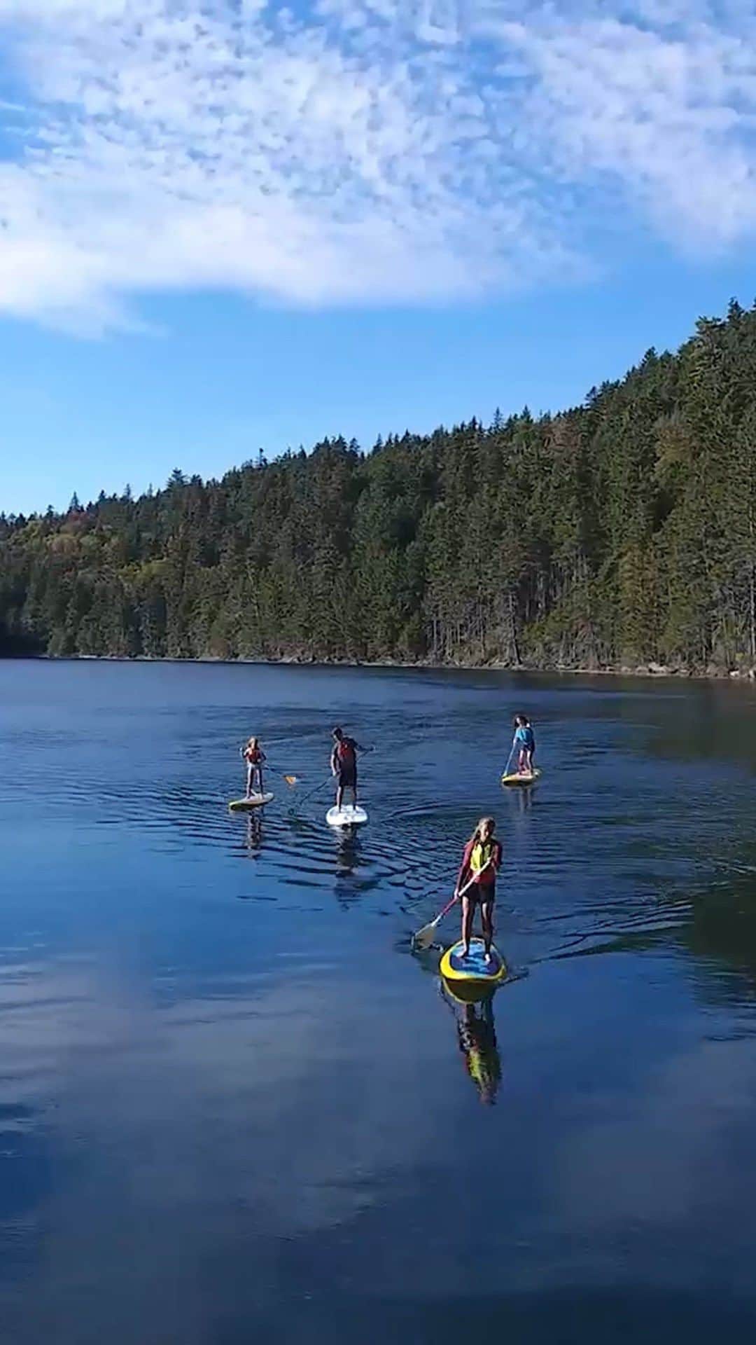 L.L.Beanのインスタグラム：「Ever wanted to try paddleboarding? Our friendly expert instructors make it easy - and with courses starting at just $29.95, it’s easy on your wallet, too. Find a course near you at www.llbeanoutdoors.com.」