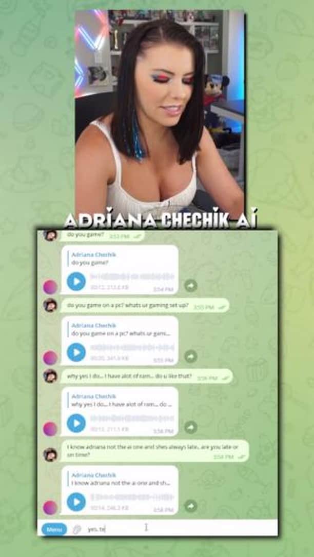 アドリアナ・チェチックさんのインスタグラム動画 (アドリアナ・チェチックInstagram)「My AI gives some