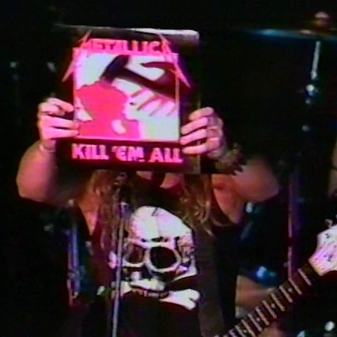 メタリカのインスタグラム：「Who’s still got their ticket stub from the “Kill ’Em All for One” Tour?」