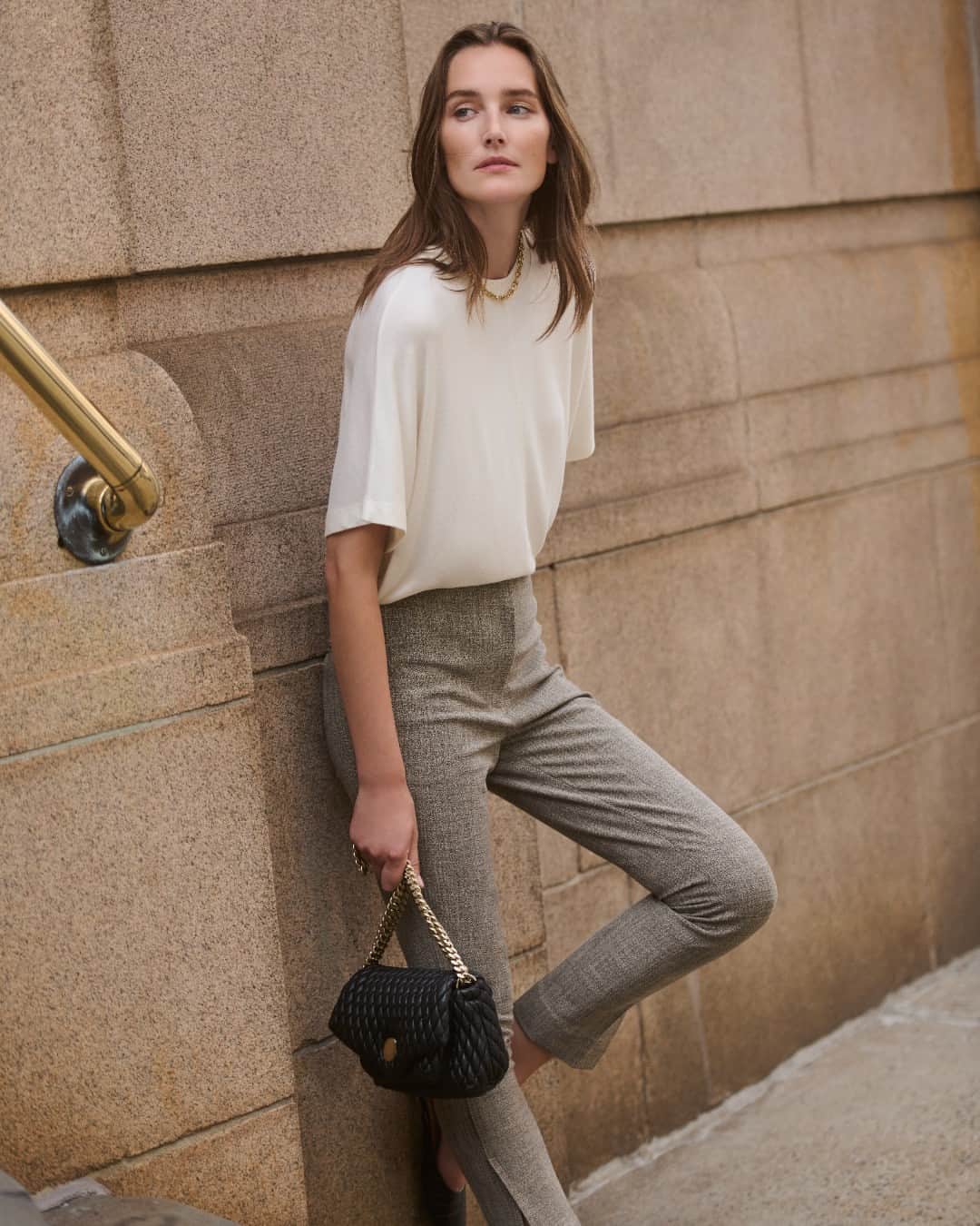 Club Monacoのインスタグラム：「Introducing our new Dolman Tee: We've taken the classic t-shirt up a notch, giving it a relaxed, French-tuck-friendly fit in a luxe but effortless fabric.」