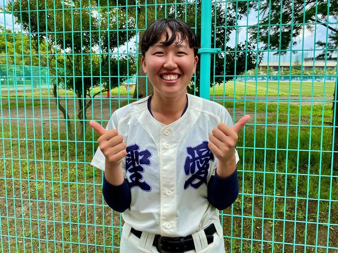 服部未佳さんのインスタグラム写真 - (服部未佳Instagram)「高校野球夏の青森大会⚾️準決勝 #聖愛 の#ボールパーソン を務めたのは 女子マネージャーの#小山美駕 さん！ 笑顔がとっても素敵でした😊✨  ABAのスポーツサイト#ベスポジ でご覧ください！ 「ABAベスポジ」で検索です🔎 #高校野球 #夏 #青森」7月26日 7時49分 - mikahattori_aba