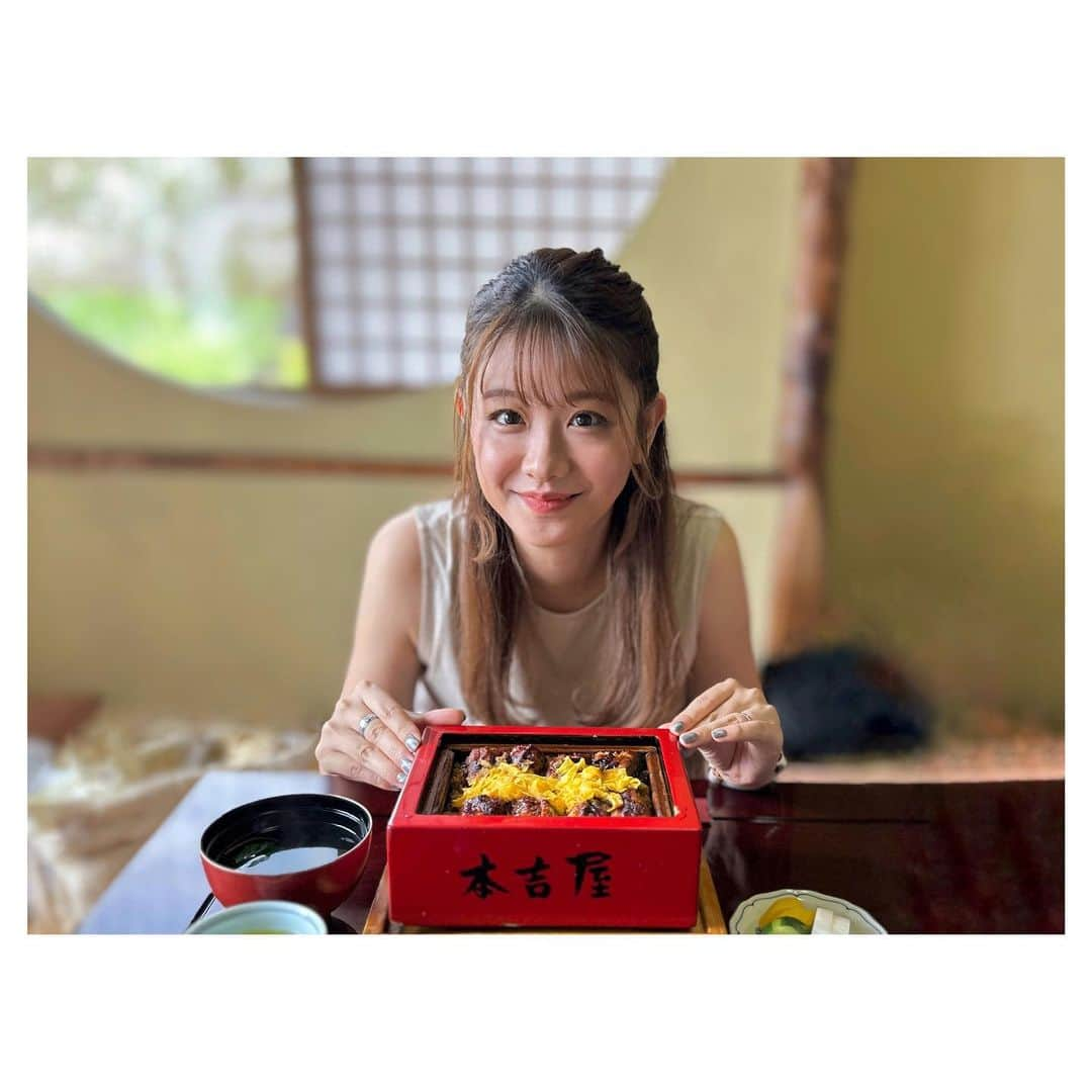 松尾薫さんのインスタグラム写真 - (松尾薫Instagram)「柳川のうなぎはやっぱり美味しい🥹  #本吉屋 #うなぎせいろ蒸し  #鰻　#柳川　#福岡グルメ」7月26日 17時26分 - kaoru_matsuo78