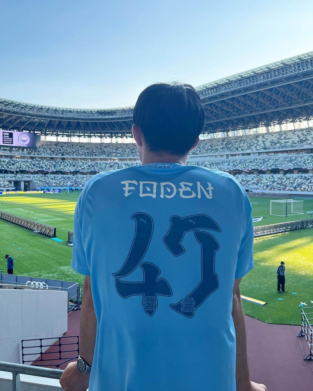 乙黒圭祐のインスタグラム：「@mancity @fcbayern 楽しみ #foden マンチェスターシティ対バイエルン」