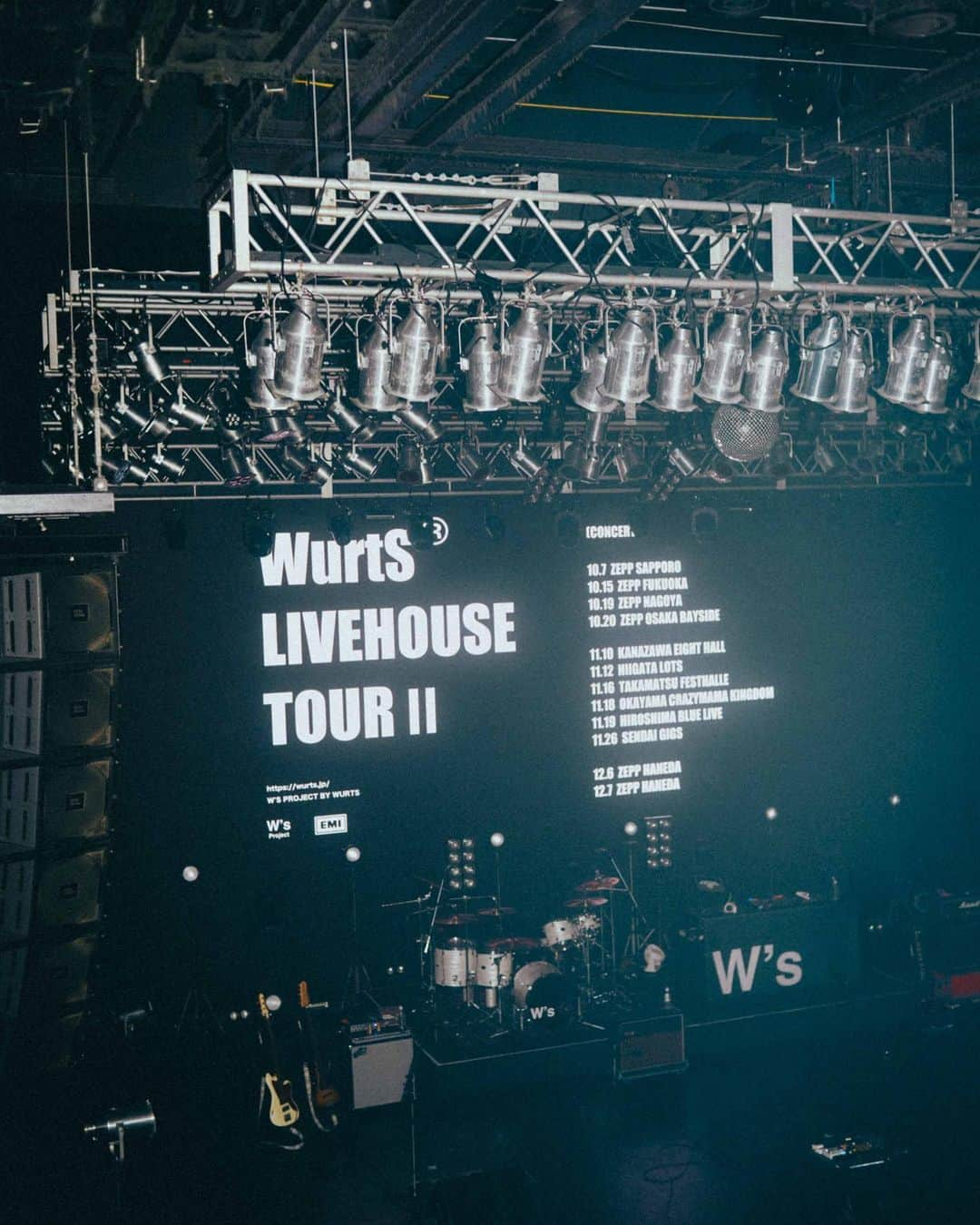 WurtSのインスタグラム：「WurtS LIVEHOUSE TOUR Ⅰ → Ⅱ #wurts #live」