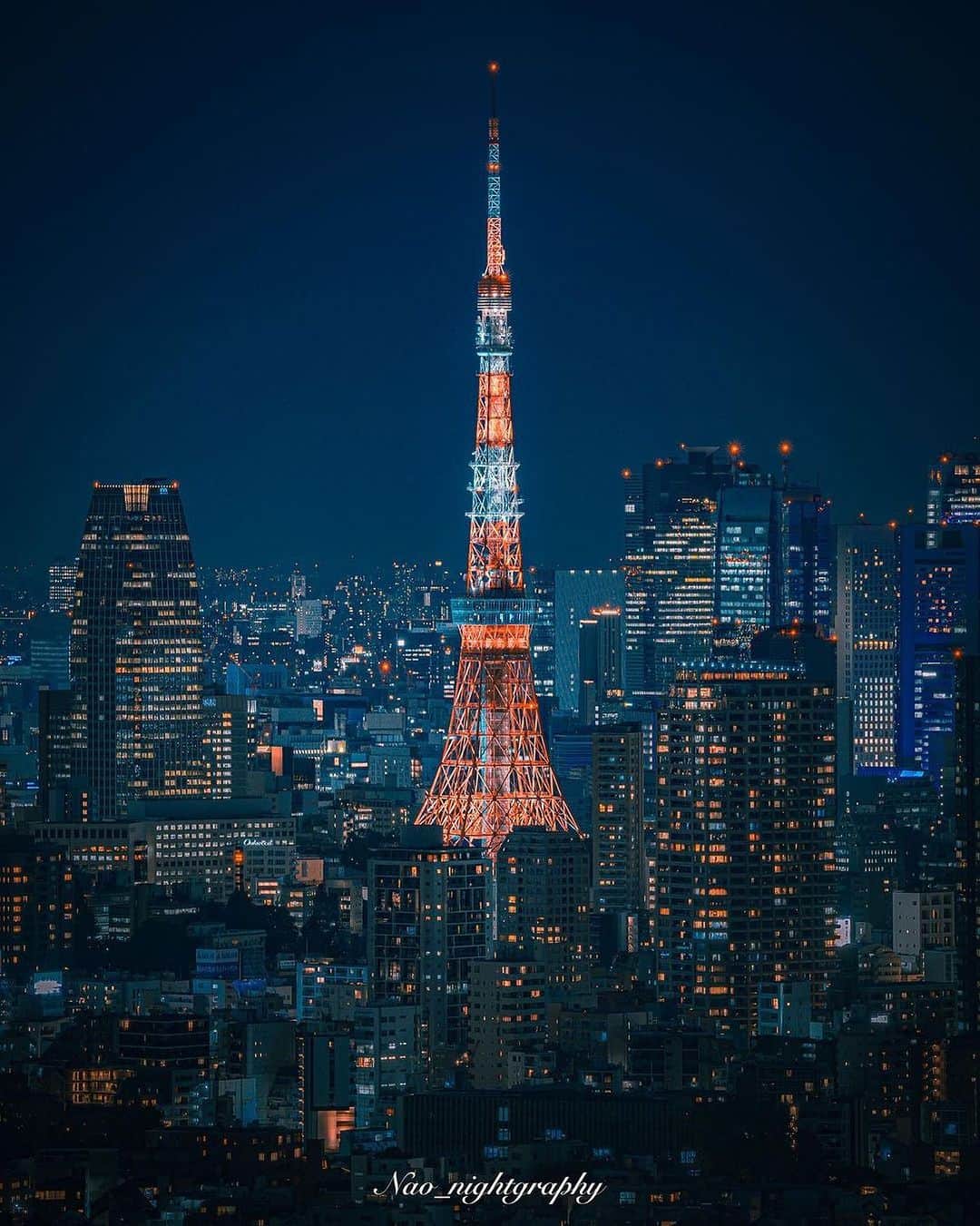 東京タワーさんのインスタグラム写真 - (東京タワーInstagram)「. 恵比寿ガーデンプレイスから撮影された 夏バージョンのランドマークライトに輝く東京タワー🗼   足元の曲線まで映す事ができる 貴重な撮影スポットですね。   光り輝く東京の夜景の中で、 東京タワーは一際輝きを放っています✨   本日は、Your Tokyo Tower🗼から @nao_nightgraphy さんのお写真をご紹介！   素敵なお写真をありがとうございました😊  --------------------------------  【 お知らせ 】  # your_tokyotowerで あなたの東京タワー🗼をリポスト！  皆様からの投稿 どしどしお待ちしております！  @tokyotower_official の タグ付けもよろしくね🖐  詳細はプロフィールにある 固定されたフィード投稿から↓ @tokyotower_official  --------------------------------  #東京タワー #東京タワー🗼  #tokyotower #tokyotower🗼  #夜景 #東京夜景 #nightview」7月26日 18時29分 - tokyotower_official