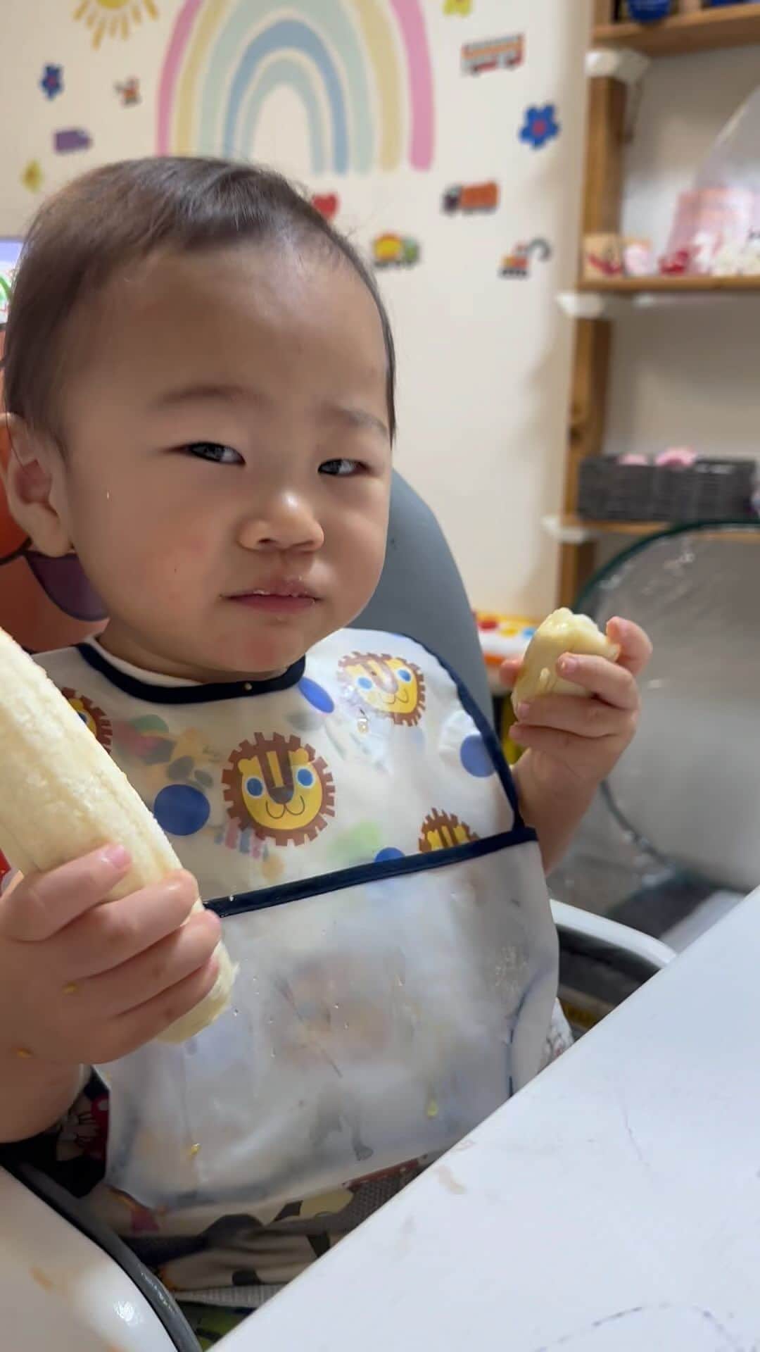 のインスタグラム：「朝からご機嫌です♪  #やさ丸 #1歳6ヶ月」