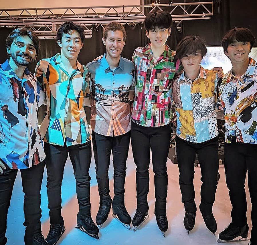ジェイソン・ブラウンのインスタグラム：「🤙🏄‍♂️🍣 @fstheice   #sushirestaurant #harrystyles #theICE2023 #theICE #show #iceshow #figureskating #japan」