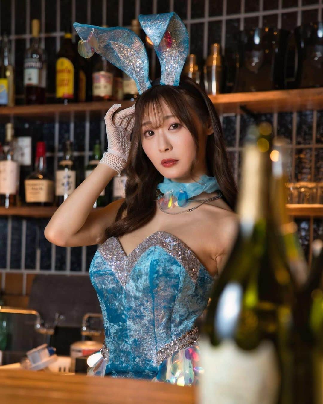 雪音まりな（まーりん）のインスタグラム：「. 『ご注文は何になさいますか？💓』 . . . . #雪音まりな #model #モデル #dancer #actress #インフルエンサー #influencer #japanesegirl #cosplay #コスプレ #bunny #バニーガール #バニー」