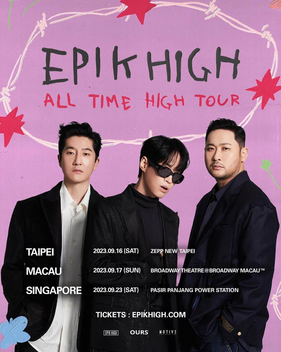 TABLO さんのインスタグラム写真 - (TABLO Instagram)「EPIK HIGH <ALL TIME HIGH TOUR> is going to Taipei, Macau, and Singapore 🚀 Look out for ticketing details coming soon📢  TAIPEI: Sep 16, 2023 MACAU: Sep 17, 2023 SINGAPORE: Sep 23, 2023  #에픽하이 #EPIKHIGH #ALLTIMEHIGHTOUR」7月26日 12時01分 - blobyblo