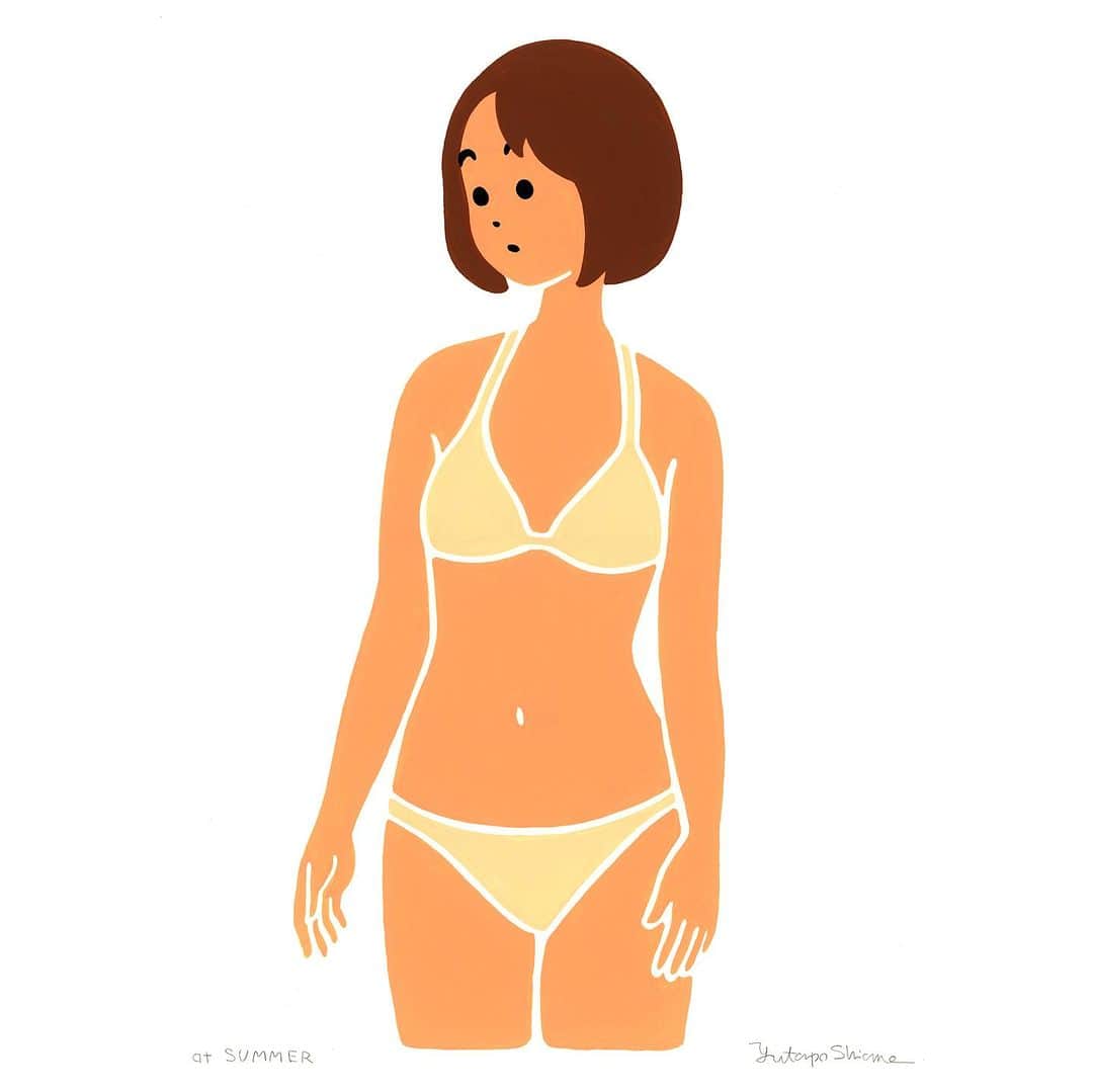 白根ゆたんぽのインスタグラム：「at SUMMER  白根ゆたんぽ個展「さてさて」 2023年7月15日 (土)– 8月6日(日) 12~18時 (月・火定休) トランスポップギャラリーにて http://www.trancepop.jp  yuroom show “Sate Sate” 2023.7.15–8.6 Wed-Sun 12:00-18:00 Closed on Mondays and Tuesdays at Trance Pop Gallery http://www.trancepop.jp」