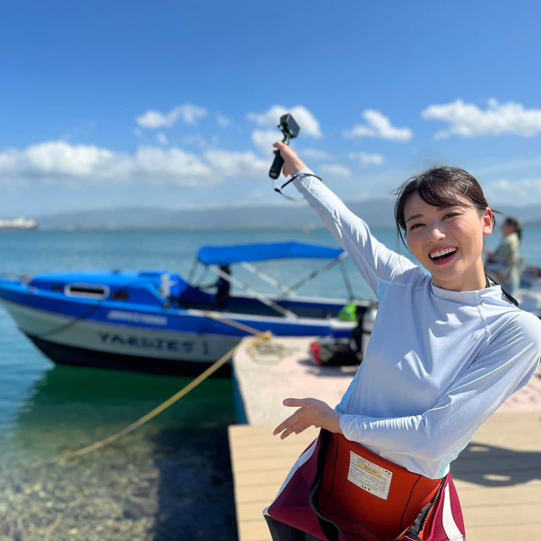 矢島舞美さんのインスタグラム写真 - (矢島舞美Instagram)「. ジャマイカでは、海に沈んだ海賊の都ポートロイヤルの調査で、ダイビング ...