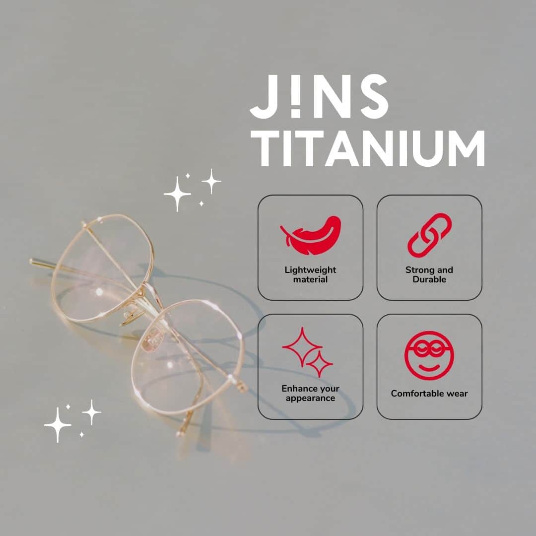 JINS PHILIPPINESさんのインスタグラム写真 - (JINS PHILIPPINESInstagram)「Go for a frame made of β-titanium material for a whole new experience. The material is light and has excellent elasticity, making it easy to wear. JINS offers a wide variety of Titanium frames.   Shop Now:  　SM Aura SM Makati SM North Edsa Robinsons Manila SM Megamall Ayala Trinoma SM Mall of Asia  #JINS #eyewear #glasses #titanium #designedintokyo #lightweight #highquality」7月26日 14時00分 - jins_philippines
