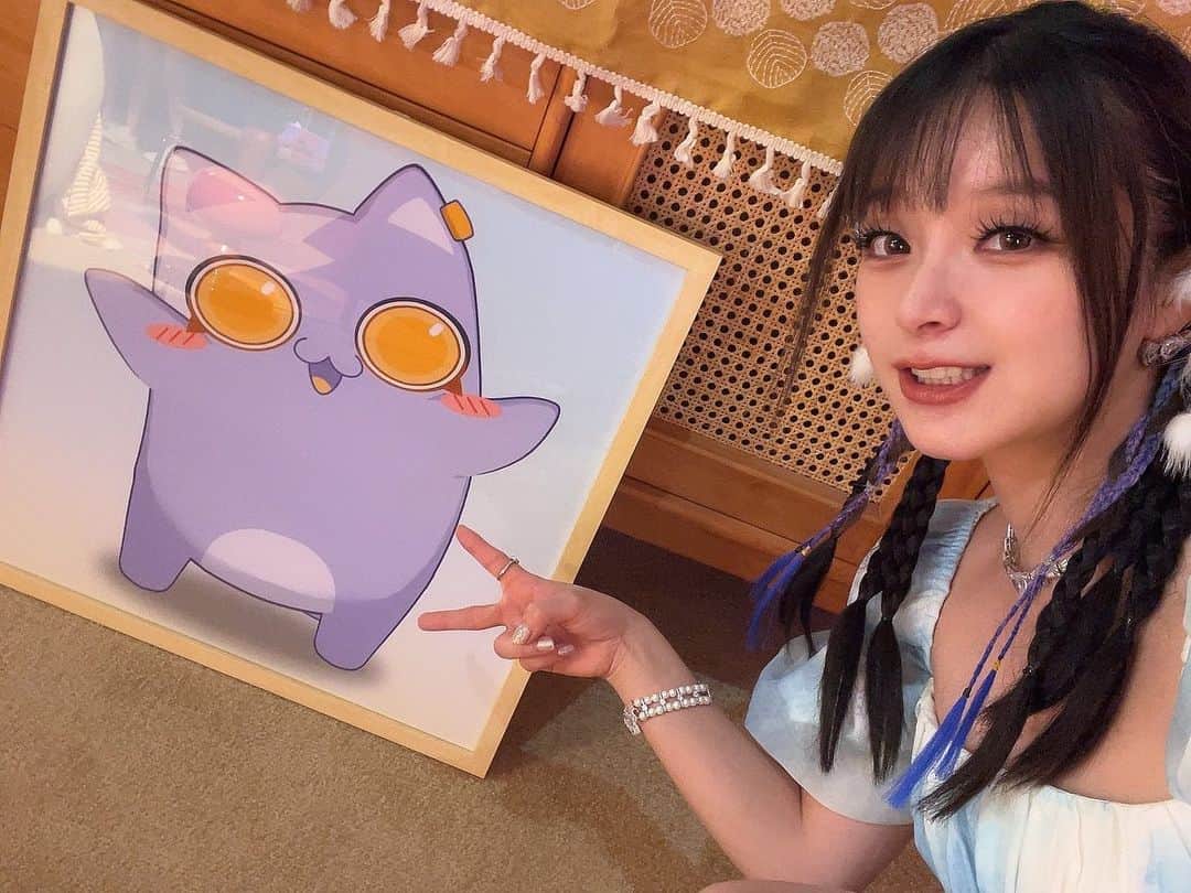 MARiAのインスタグラム：「MVに出演していた可愛いお友達♡😘✨ #王者荣耀 #夏日妄想 #MARiA #小美 #美依礼芽」