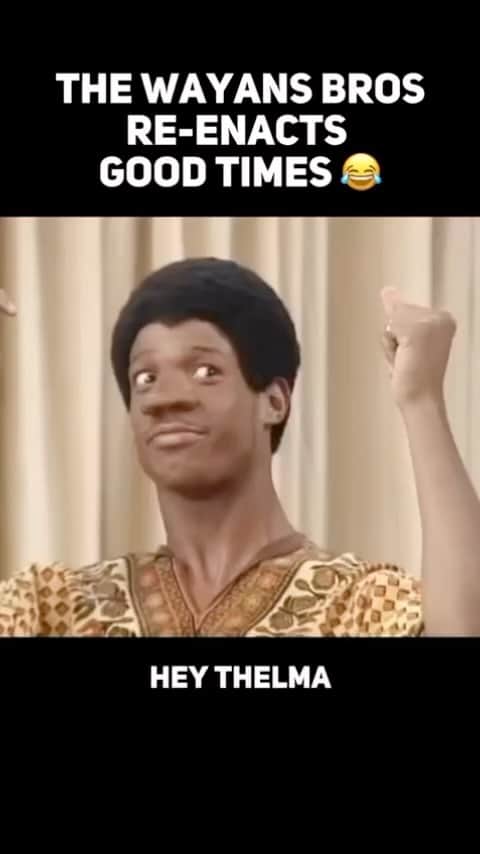 マーロン・ウェイアンズのインスタグラム：「A classic episode of WAYANS BROS paying homepage to GOOD TIMES. This show raised us」
