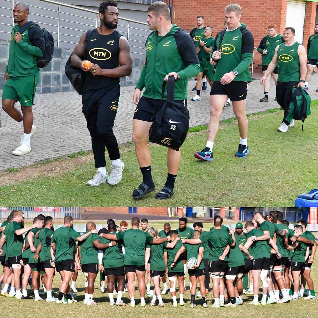 ラグビー南アフリカ代表さんのインスタグラム写真 - (ラグビー南アフリカ代表Instagram)「Ramping up the preparations for Saturday's Test between the #Springboks and Pumas in Joburg 💪 #StrongerTogether」7月26日 19時00分 - bokrugby