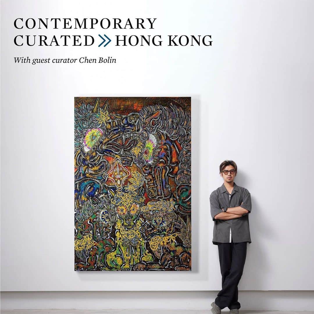 チェン・ボーリンさんのインスタグラム写真 - (チェン・ボーリンInstagram)「@sothebys  🎨Contemporary Curated >> Hong Kong   透過藝術，看見世界 ✨🌎  📍Sotheby’s Hong Kong gallery 🗓️ 27th/July 2023」7月26日 19時07分 - chenbolin