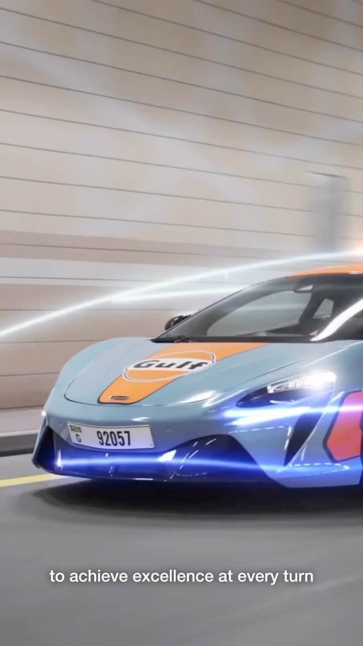 McLaren Automotiveのインスタグラム：「Whatever you drive, you can experience sustained peak performance. It’s time to give your engine what it deserves. 💪  Click the link in bio to find why McLaren recommends Gulf.  #McLarenRecommendsGulf #TogetherWeAreUnstoppable #GulfxMcLaren #GulfOil #McLarenAuto #Supercars #CarsOfInstagram」