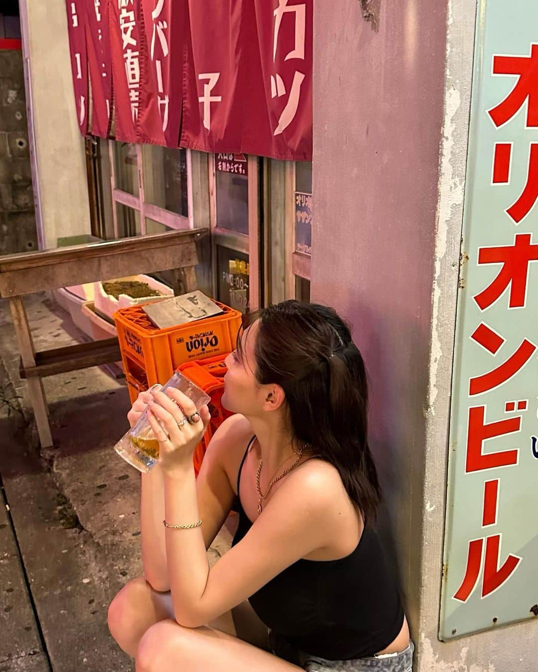 福吉真璃奈さんのインスタグラム写真 - (福吉真璃奈Instagram)「せんべろ🍻✨  #沖縄 #せんべろ #オリオンビール」7月26日 20時04分 - new_fukumari