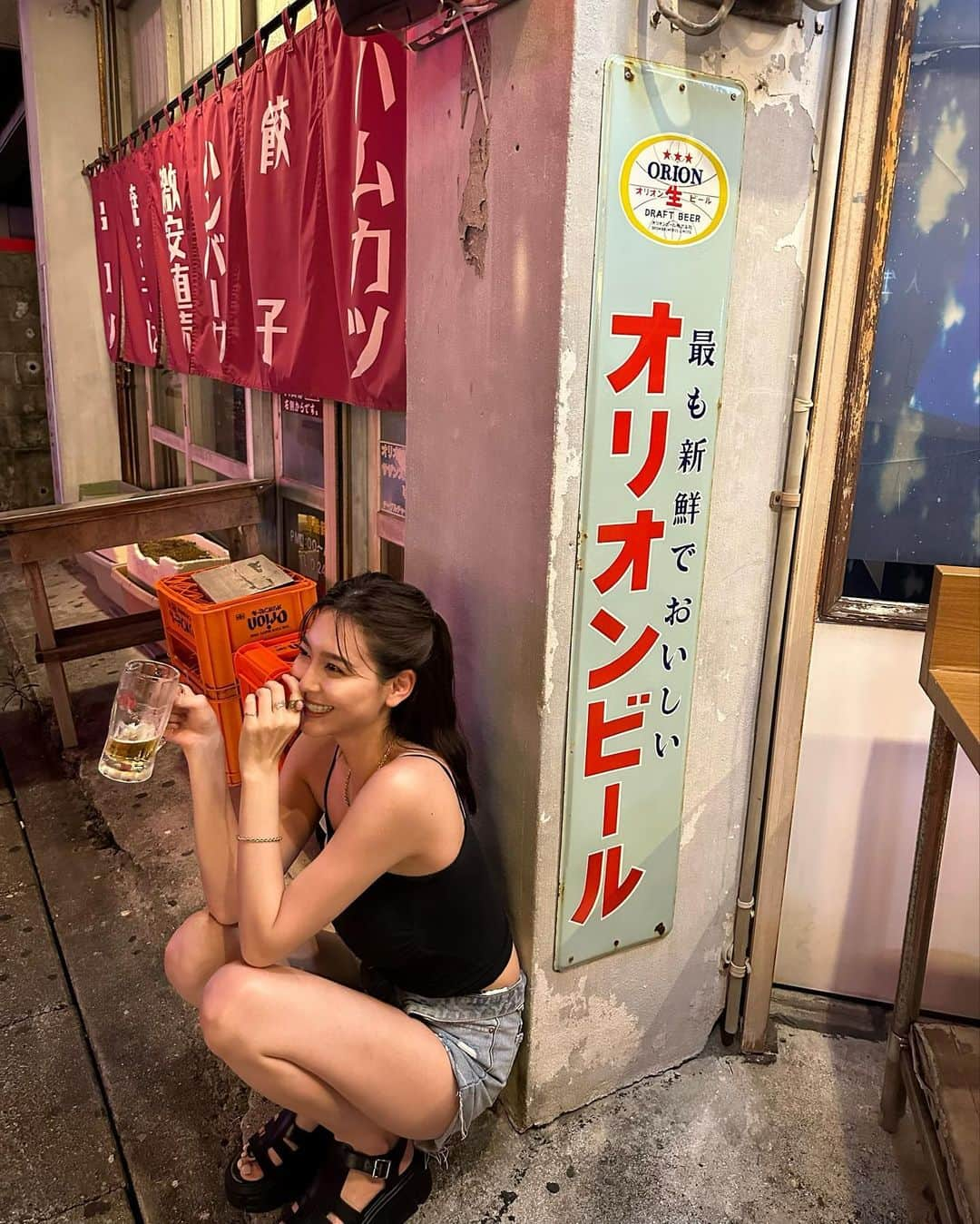 福吉真璃奈さんのインスタグラム写真 - (福吉真璃奈Instagram)「せんべろ🍻✨  #沖縄 #せんべろ #オリオンビール」7月26日 20時04分 - new_fukumari