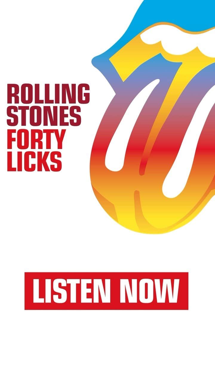The Rolling Stonesのインスタグラム：「Celebrate a lifetime of lyrics and licks on Mick’s birthday 👅 Forty Licks is now available for digital streaming, download and in Dolby ATMOS. Featuring three tracks officially released to stream for the very first time. Listen now - link in bio! 🎵  #therollingstones #fortylicks #listennow」