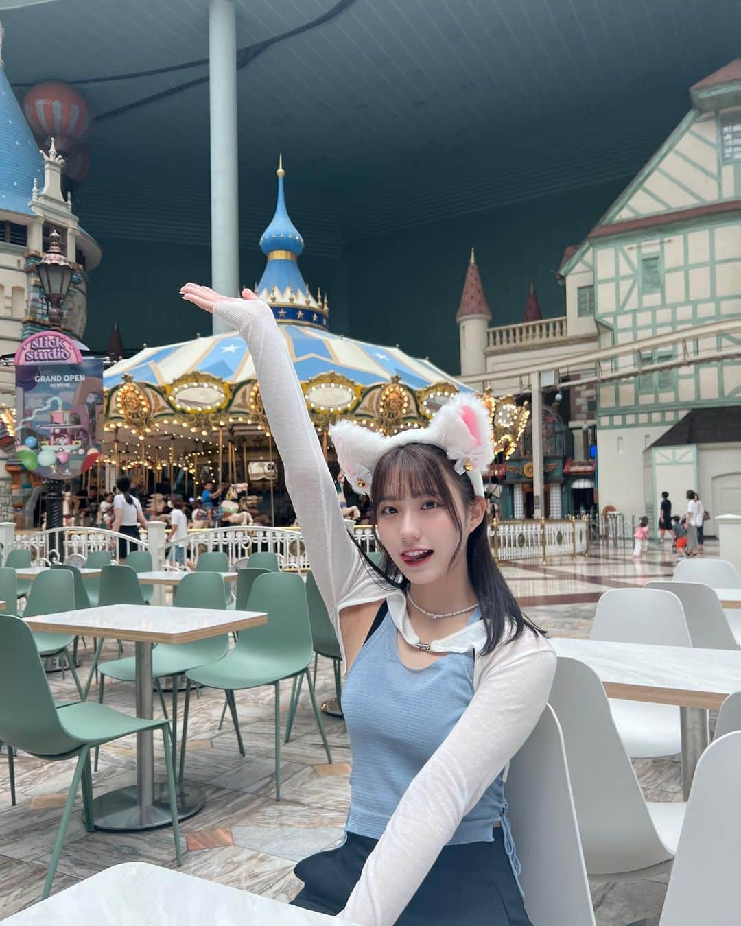 仲本愛美のインスタグラム：「ロッテワールド🎢」