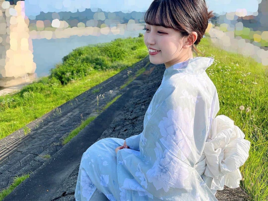 郷杏樹のインスタグラム：「. 浴衣の写真まだまだたくさん あるんですけど載せていいですか！  #浴衣 #浴衣ヘア #yukata」