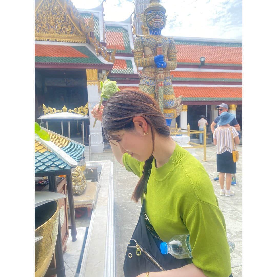 中根夕希さんのインスタグラム写真 - (中根夕希Instagram)「少し前のひとり旅🇹🇭 にこにこ微笑みの国:-))) 癒されたなぁ〜  #タイ　#バンコク #ひとり旅 #コップンカー🙏 #サワディーカー🙏」7月26日 20時57分 - nakane.yuki