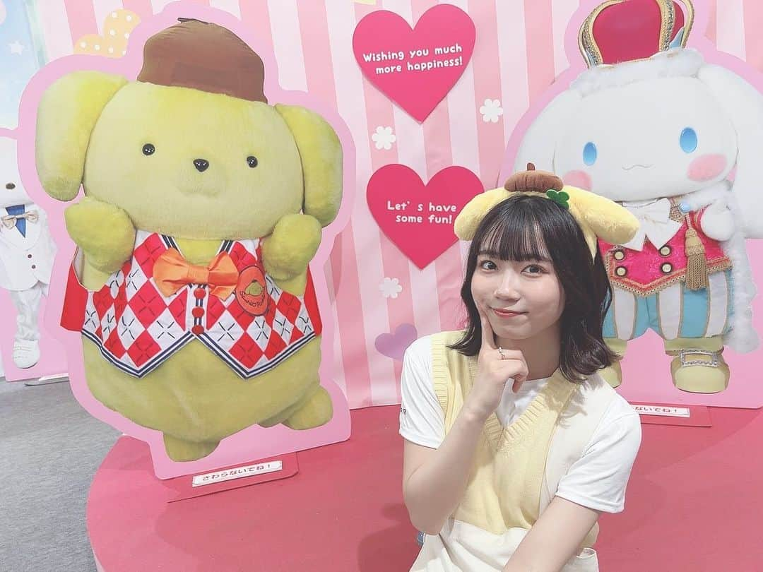 中坂美祐さんのインスタグラム写真 - (中坂美祐Instagram)「🍮🍎  モンキーパークのサンリオキャラクターフェスに行ってきたんだ〜(*´∇`)ﾉ   #サンリオ  #モンキーパーク  #カチューシャ  #ポムポムプリン  #キティちゃん」7月26日 20時59分 - nakachan_0611