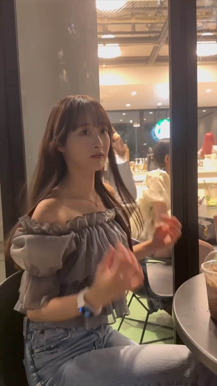 谷川奈々穂のインスタグラム：「夜涼しいね〜」