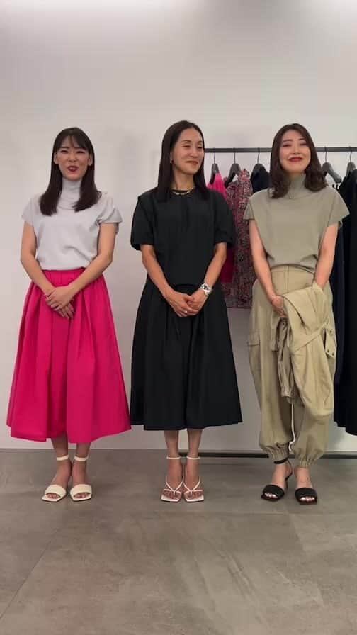 亀恭子のインスタグラム：「@theory_luxe_official  Instagram LIVE 秋の新作 ご紹介☺︎」