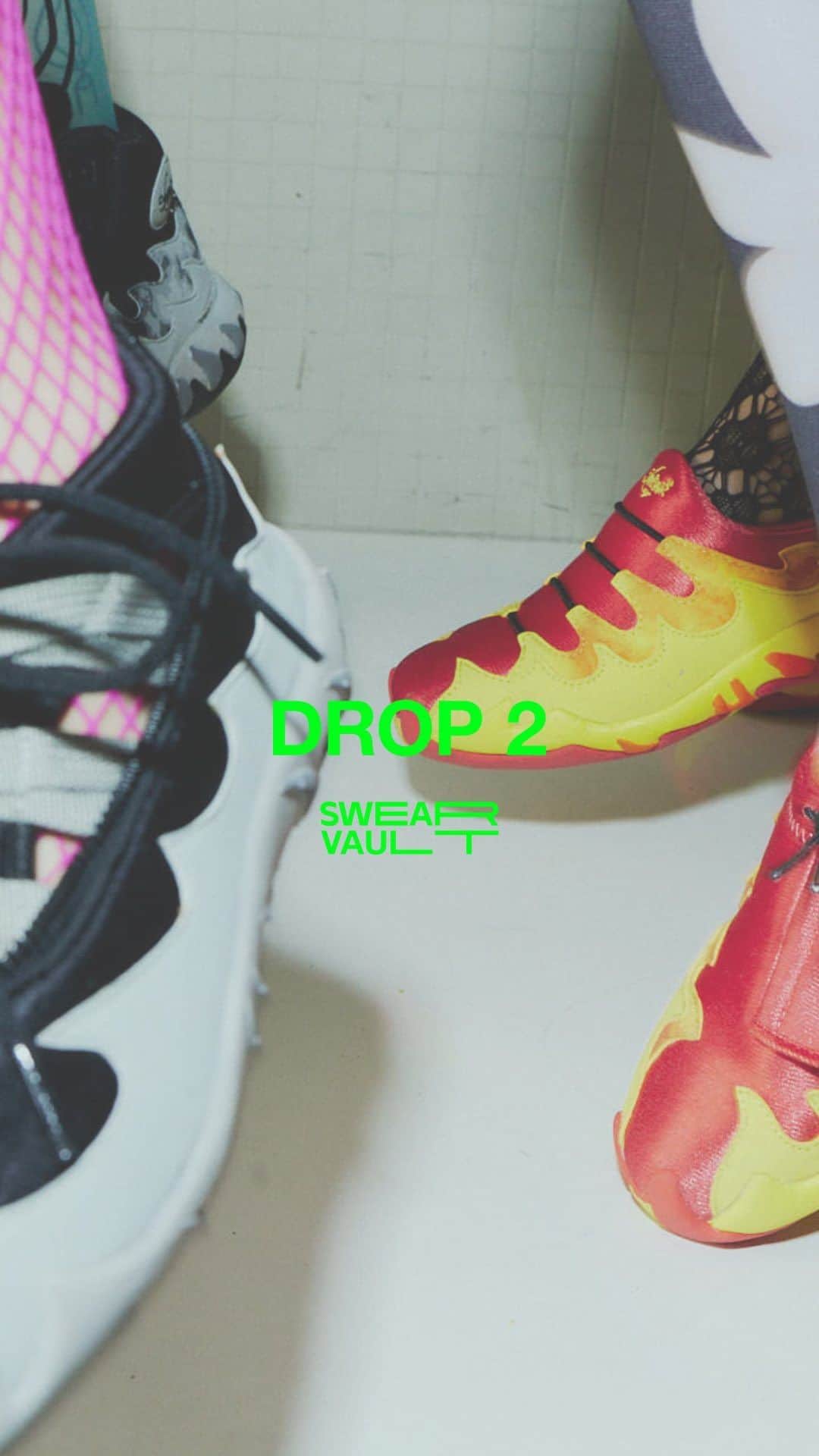 のインスタグラム：「DROP 2 is here! Lots more to see in the VAULT…⁠ ⁠ Click the link in bio 👆🏼」