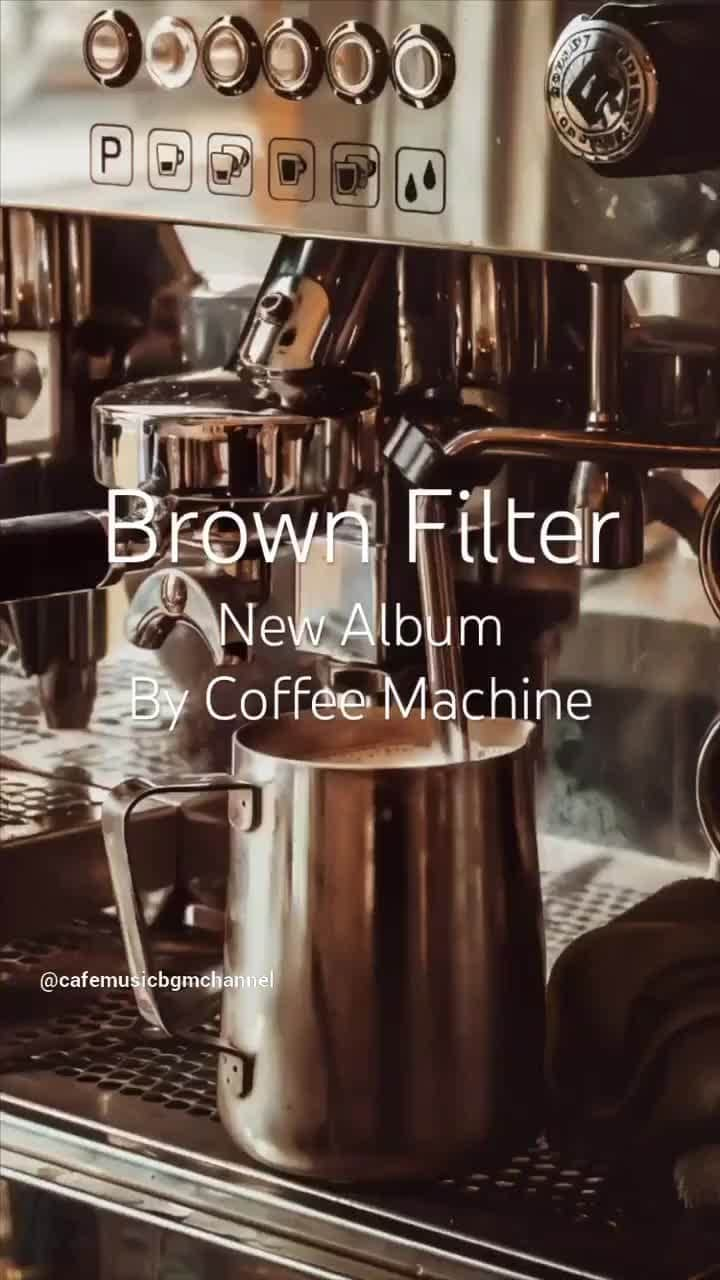 Cafe Music BGM channelのインスタグラム：「Relaxing Jazz Grooves | Coffee Machine - Brown Filter 🌟🎵 | #Shorts #BGMC #EverydayMusic  💿 Listen Everywhere: https://bgmc.lnk.to/3AskcVfR 🎵 Coffee Machine: https://lnk.to/eerYQXXe  ／ 🎂 New Release ＼ July 21st In Stores 🎧 Brown Filter By Coffee Machine」