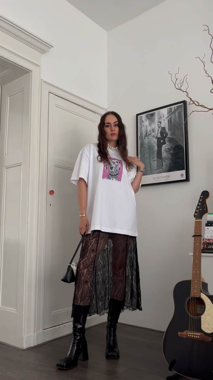 アンディー・トレスのインスタグラム：「My lewk for the Coldplay concert last Wednesday 🖤 #ootd」