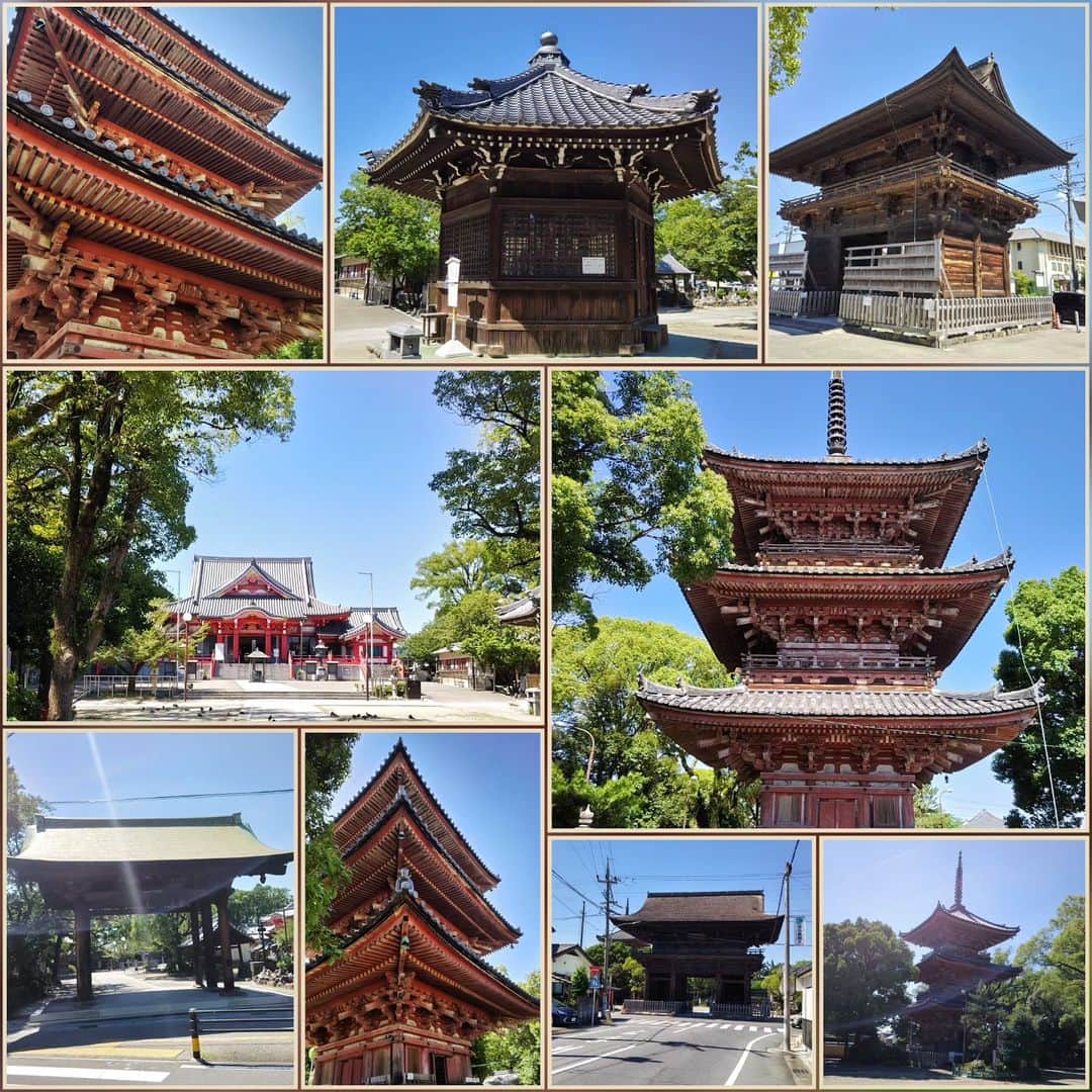 和田益典さんのインスタグラム写真 - (和田益典Instagram)「◆ナゴヤ記⑩  2023/7/17  名駅でひつまぶしを堪能してからは名鉄乗って隣町へ。  津島線に乗り換えて、あま市甚目寺へ。  重文の三重塔と門が２つあるので以前から訪れたかったお寺の一つでした。  サブアカ @temple_pagoda_temple にも書いてるので割愛しますが、とにかく暑すぎでマジやばかったです。  隣の駅にも目的地があったのですが、もう無理！ってことで、名古屋に戻って喫煙出来る喫茶店探して向かいました。  クリームソーダ１択でしたな。 . . #temple #pagoda #tower #sky #wooden #japan #culturalproperty #nagoya #甚目寺 #三重塔 #甚目寺駅 #名鉄 #甚目寺観音 #重要文化財 #スマホ写真 #ナゴヤ #名古屋 #クリームソーダ #酷暑 #鉄道旅 #愛知県 #あま市 #備忘録 #寺 #わだます寺社巡り #わだます塔巡り #塔 #文化財  #わだます尾張ナゴヤ記2023 .」7月26日 22時26分 - masunori_wada
