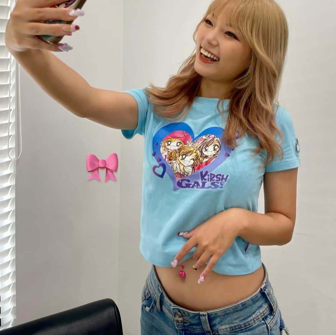 湯上響花のインスタグラム：「ദ്ദിᐢ- ̫-ᐢ₎ テストやっとひと段落ついた〜〜！ᕙ( •̅ ·͜· •̅)ᕗ まだ課題あるけど❤️‍🩹みんなも週の半分お疲れ様🥺」