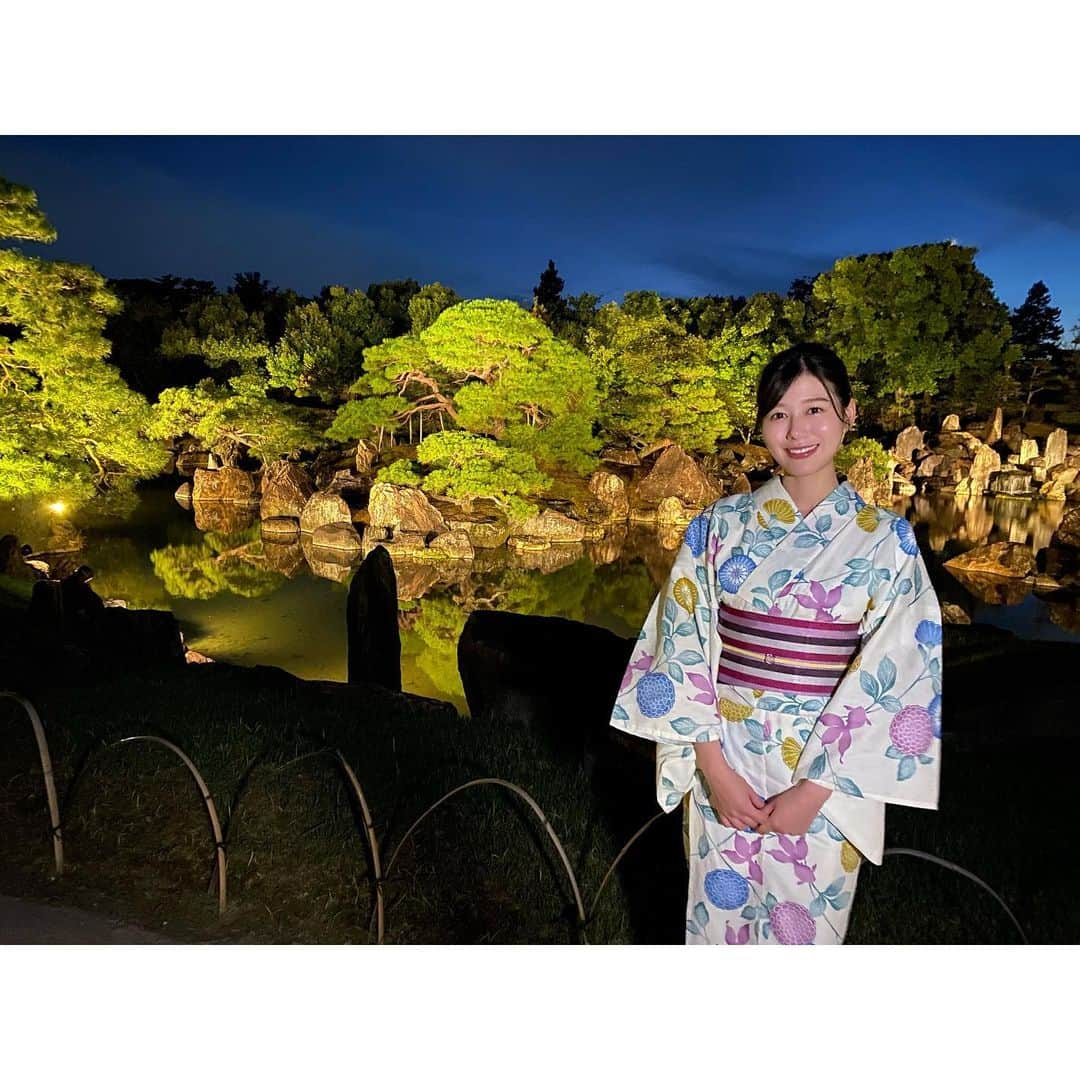 足立夏保さんのインスタグラム写真 - (足立夏保Instagram)「． この夏ニ度目の浴衣を着て二条城へ🎆  二条城のライトアップとっても素敵でした。夏満喫です。  今週の金、土と来週の水のCune!! ぜひご覧ください〜☺︎  #読売テレビ #ytv #アナウンサー #浴衣 #浴衣コーデ #夏祭り #夏の思い出 #二条城 #ライトアップ #naked二条城」7月26日 22時39分 - kaho_adachi_ytv