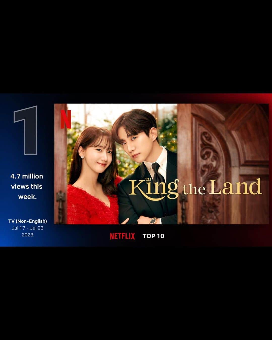 ジュノ のインスタグラム：「많은 사랑에 감사드립니다👑  Thank you to all our wonderful fans  for tuning in to ‘“King the Land” See you on Netflix  #kingtheland」