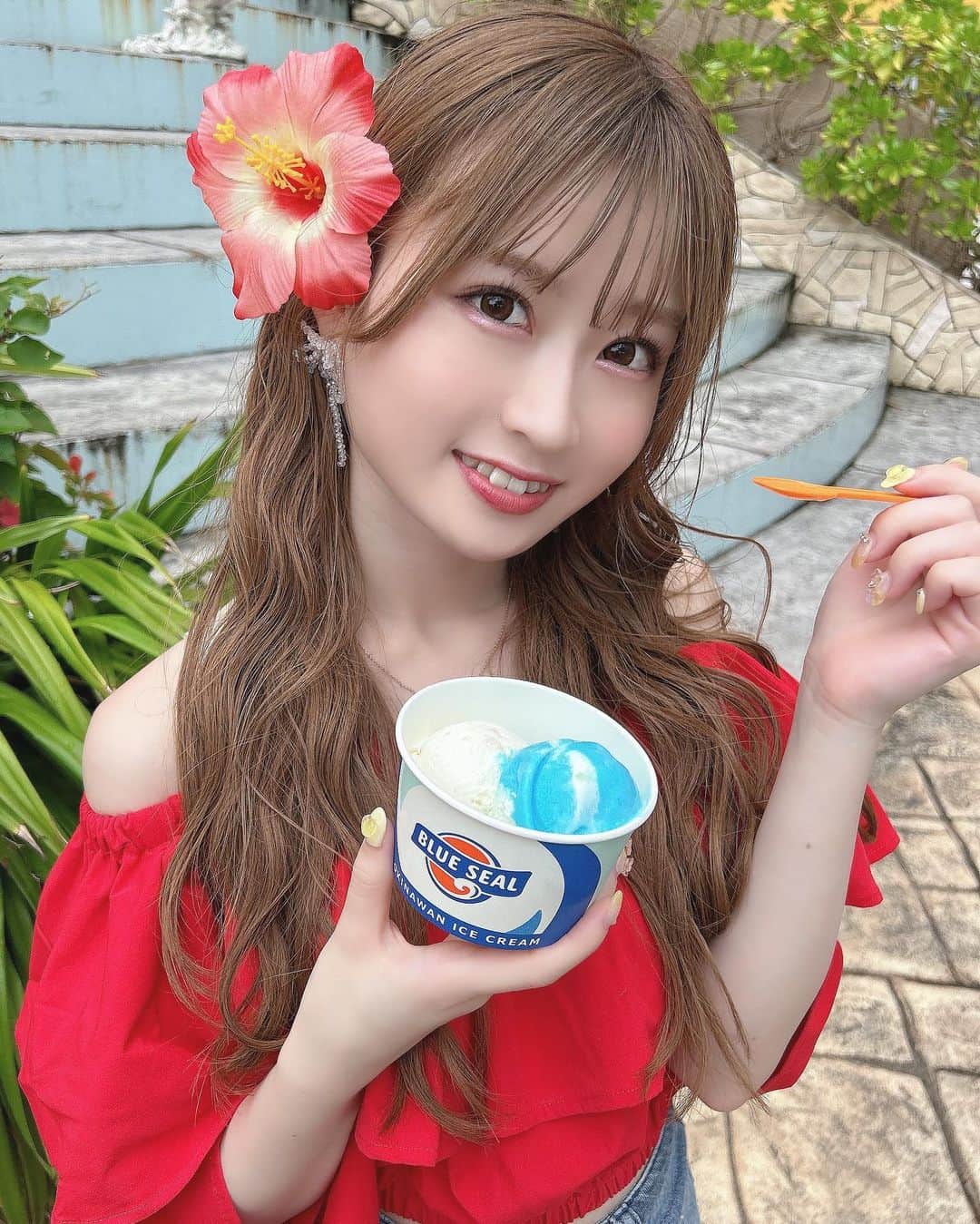 佐野心音のインスタグラム：「🍨」