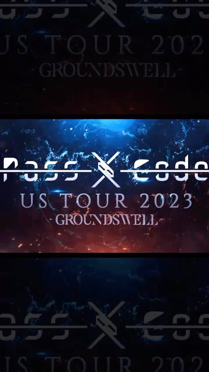 PassCode【公式】のインスタグラム：「#PassCode 初のUSツアー開催決定！  「PassCode US TOUR 2023 -GROUNDSWELL- presented by LIVE NATION」  ・9/3(日) Dallas ：The Cambridge Room at House Of Blues ・9/5(火) New York ：Gramercy Theatre ・9/7(木) Los Angeles ：The Echo  ▼PassCode オフィシャルサイト https://passcode-official.com/   #GROUNDSWELL #ustour #fyp」