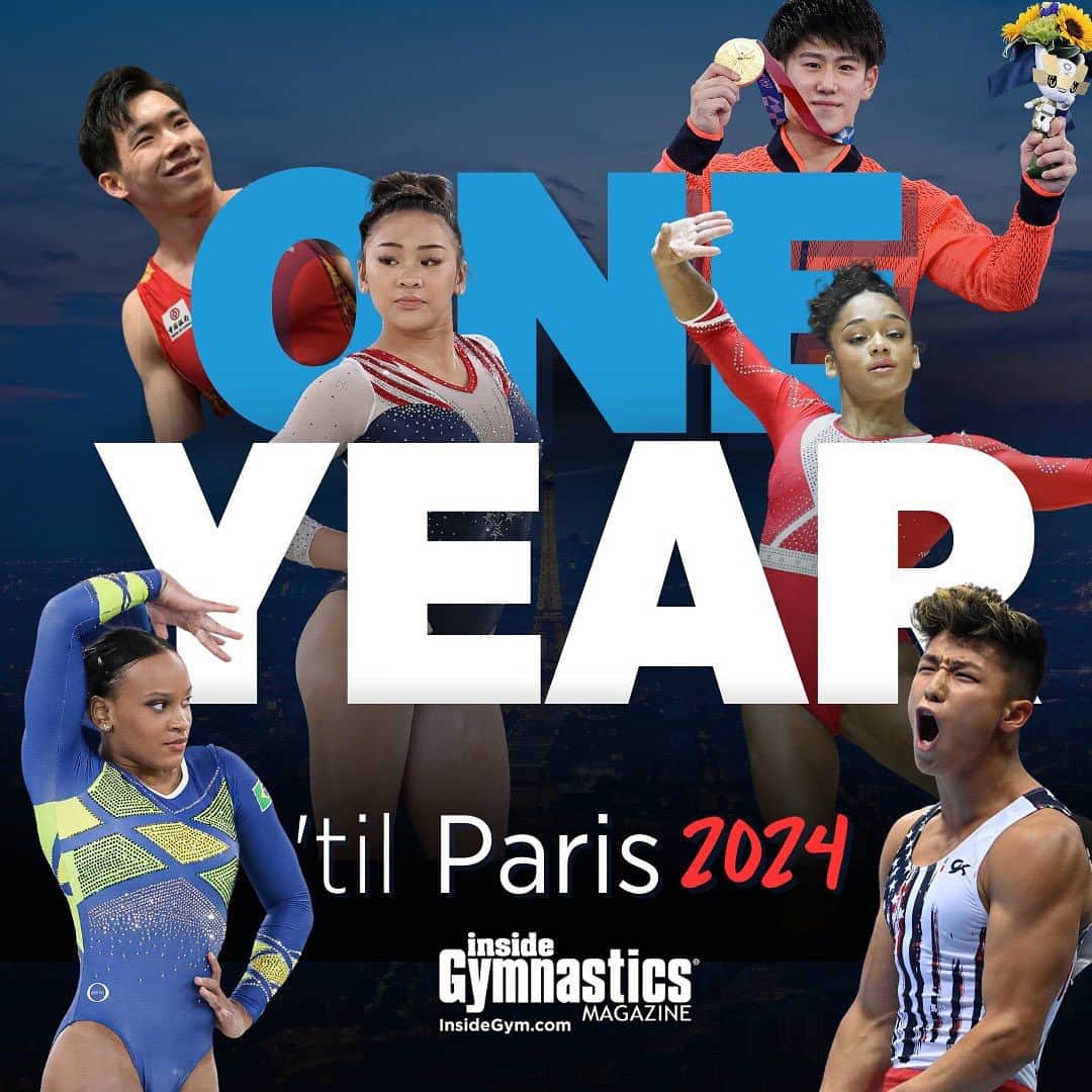 Inside Gymnasticsさんのインスタグラム写真 - (Inside GymnasticsInstagram)「1 year until the Paris 2024 Olympics! ⏳  What is your biggest wish for #paris2024?」7月26日 23時29分 - insidegym