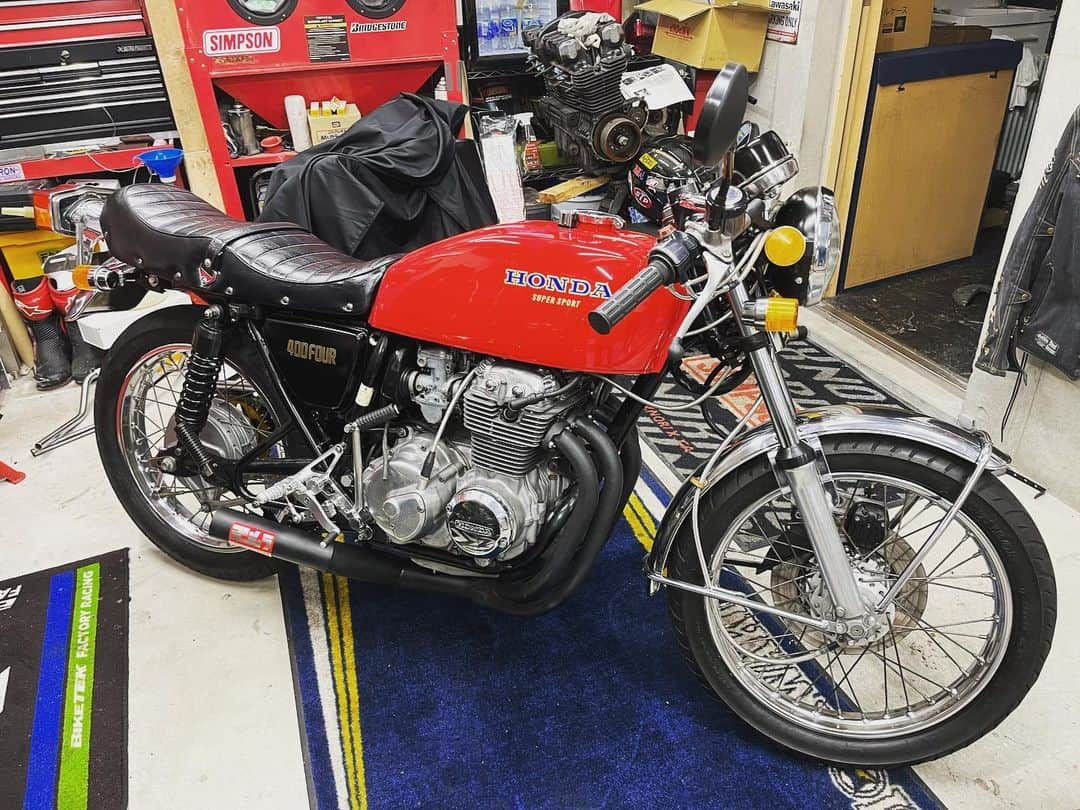 HISASHIのインスタグラム：「CB400four SS」